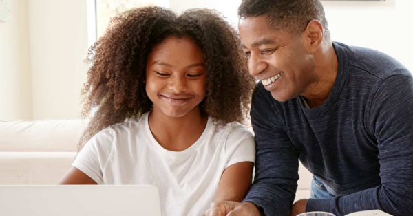 A teen and their parent exploring Money Path